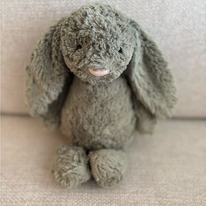 JellyCat Bashful Bunny Medium 12 Inch Moss Ivy Apple Green Retired HTF RARE!